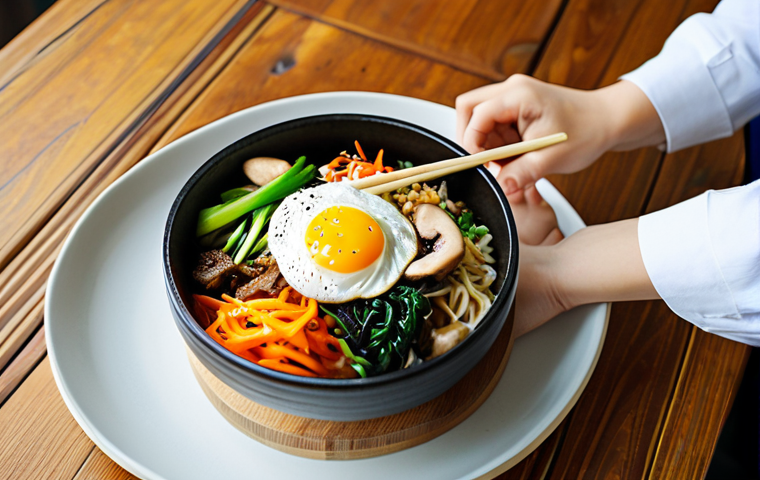 한식의 글로벌 스타트업 - Fusion Food Stall**

"A bustling Korean street food stall, serving kimchi fries and bulgogi burgers,...
