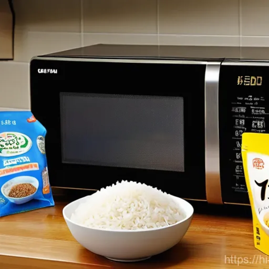 한식 즉석밥 종류와 비교 - **Prompt 1: The Delight of First Instant Rice Experience**
A warmly lit, inviting kitchen scene....