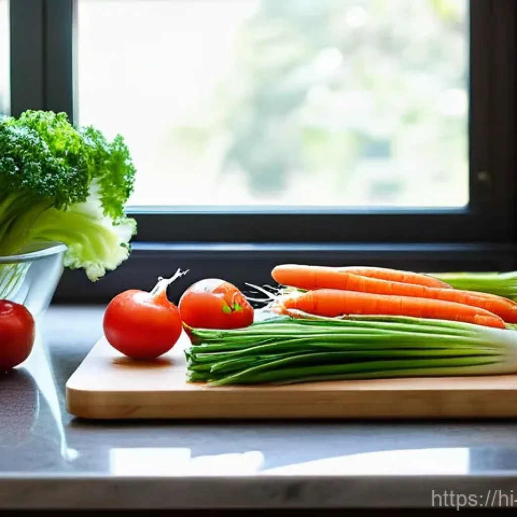 한식 도마 및 조리도구 추천 - **Prompt 1: Dynamic Korean Culinary Preparation**
A bright and modern Korean kitchen filled with...