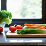 한식 도마 및 조리도구 추천 - **Prompt 1: Dynamic Korean Culinary Preparation**
    A bright and modern Korean kitchen filled with...